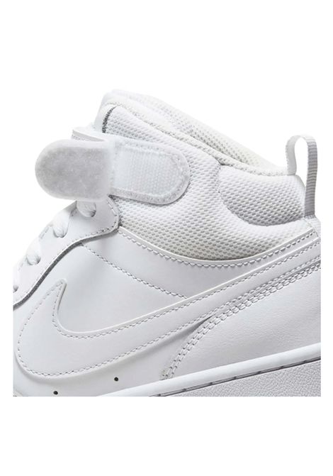 Scarpe Nike Court Borough Mid 2 Bianco Bambini NIKE | Sneakers | CD7783-100