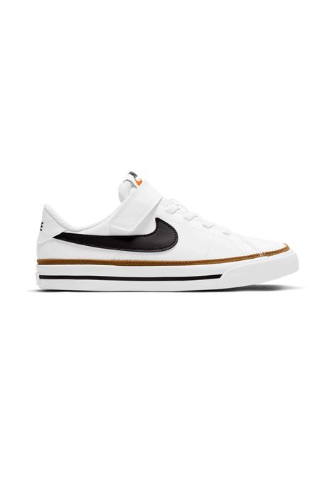 Nike Court Legacy Shoes White Black Kids NIKE | Sneakers | DA5381-102