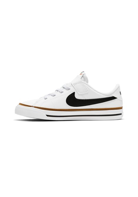 Nike Court Legacy Shoes White Black Kids NIKE | Sneakers | DA5381-102