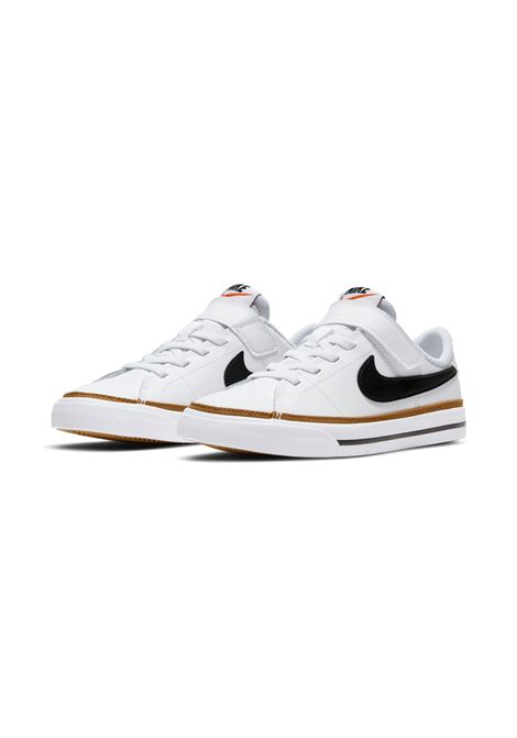Nike Court Legacy Shoes White Black Kids NIKE | Sneakers | DA5381-102