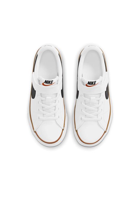 Nike Court Legacy Shoes White Black Kids NIKE | Sneakers | DA5381-102