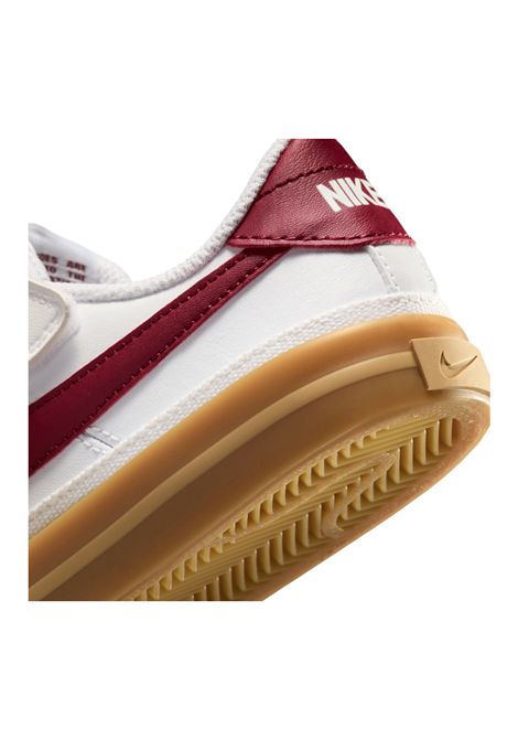 Nike Court Legacy Shoes White Red Kids NIKE | Sneakers | DA5381-132