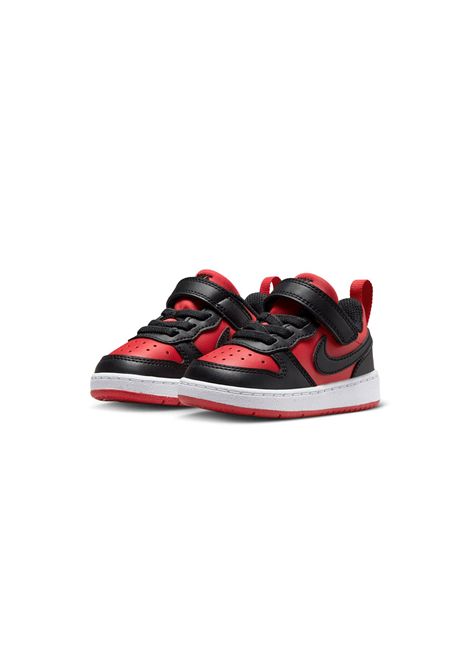 Nike Court Borough Low Recraft Shoes Black Red Infant NIKE | Sneakers | DV5458-600