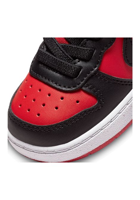 Nike Court Borough Low Recraft Shoes Black Red Infant NIKE | Sneakers | DV5458-600
