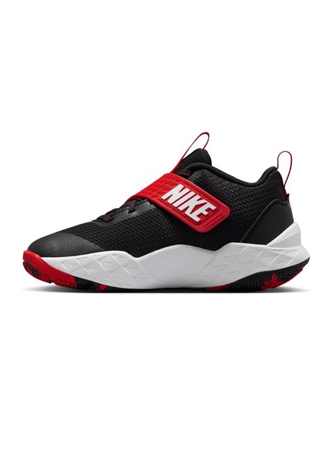Nike Team Hustle D 12 Shoes Black Red Junior NIKE | Sneakers | HF6279-001