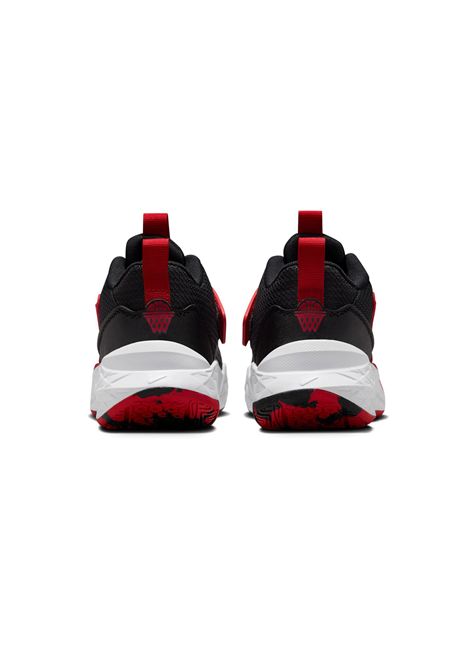 Nike Team Hustle D 12 Shoes Black Red Junior NIKE | Sneakers | HF6279-001