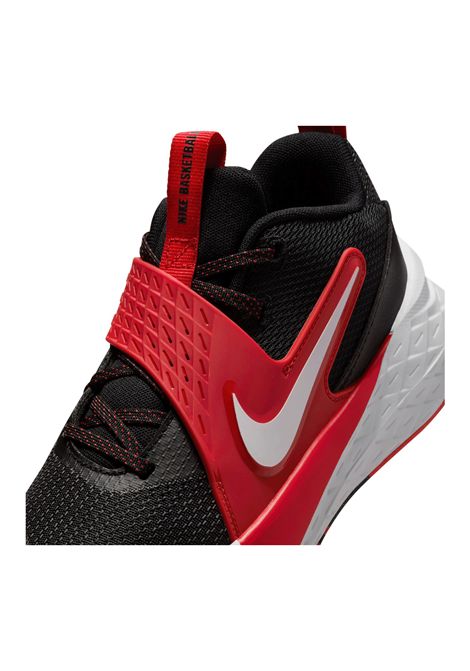 Nike Team Hustle D 12 Shoes Black Red Junior NIKE | Sneakers | HF6279-001
