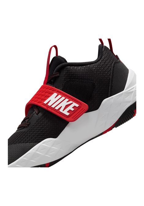 Nike Team Hustle D 12 Shoes Black Red Junior NIKE | Sneakers | HF6279-001