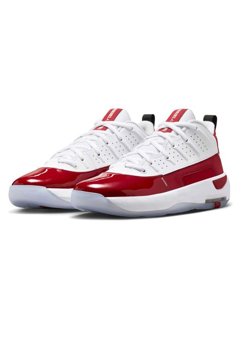 Scarpe Jordan Max Aura 7 Bianco Rosso Uomo JORDAN | Sneakers | HQ2091-106