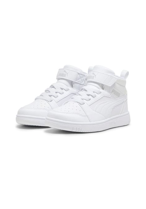 Puma Rebound V6 Shoes White Kids PUMA | Sneakers | 393832-05