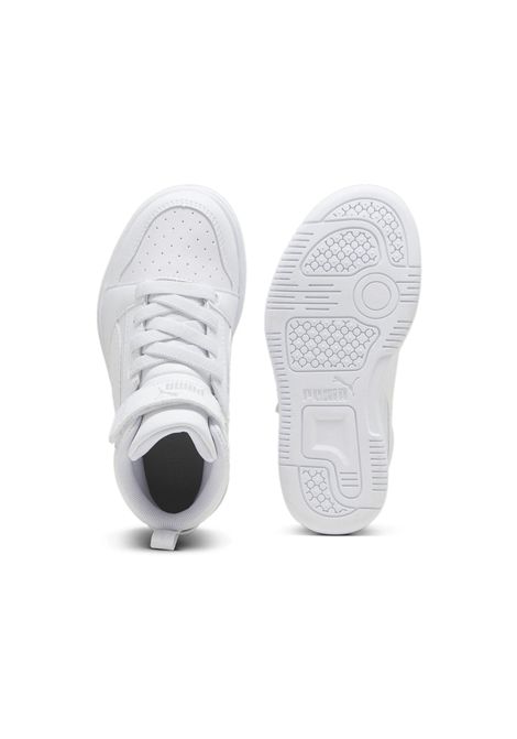 Puma Rebound V6 Shoes White Kids PUMA | Sneakers | 393832-05