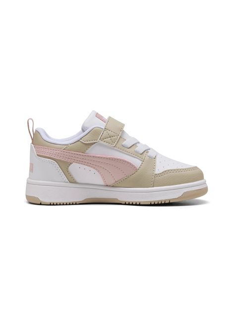 Scarpe Puma Rebound V6 Low AC Bianco Beige Rosa Bambini PUMA | Sneakers | 397419-31
