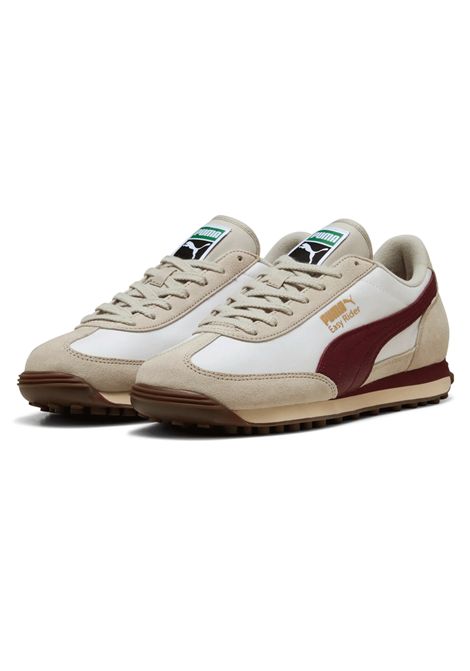 Puma Easy Rider Vintage Shoes Beige Burgundy Men PUMA | Sneakers | 399028-36