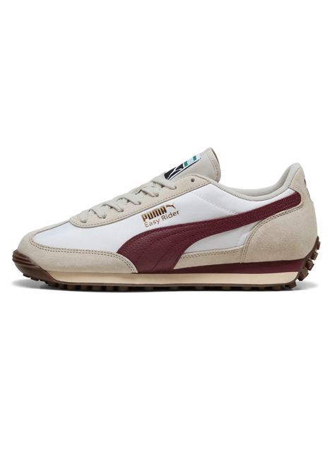 Puma Easy Rider Vintage Shoes Beige Burgundy Men PUMA | Sneakers | 399028-36