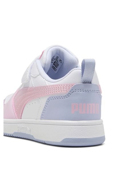 Scarpe Puma Rebound V6 Low AC Bianco Rosa Bambini PUMA | Sneakers | 400594-01