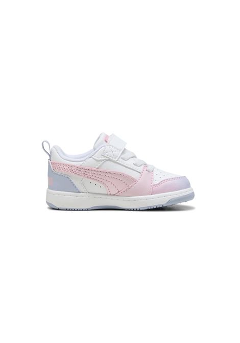 Puma Rebound V6 Low AC Shoes White Pink Infant PUMA | Sneakers | 400595-01