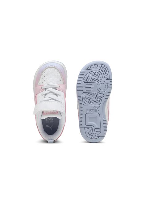 Puma Rebound V6 Low AC Shoes White Pink Infant PUMA | Sneakers | 400595-01