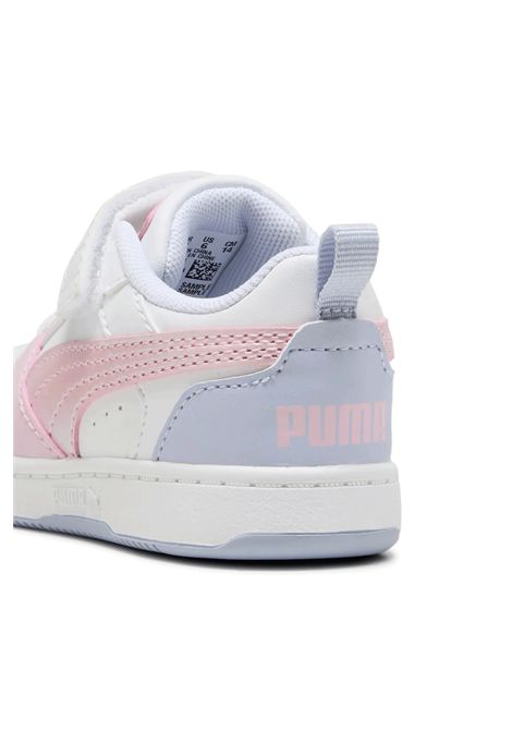 Puma Rebound V6 Low AC Shoes White Pink Infant PUMA | Sneakers | 400595-01