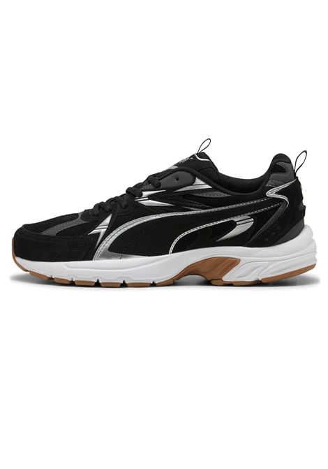 Puma Milenio Tech Suede Shoes Black Men PUMA | Sneakers | 402656-02
