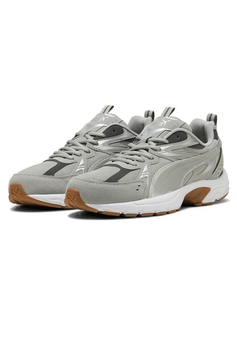 Puma Milenio Tech Suede Shoes Grey Men PUMA | Sneakers | 402656-05