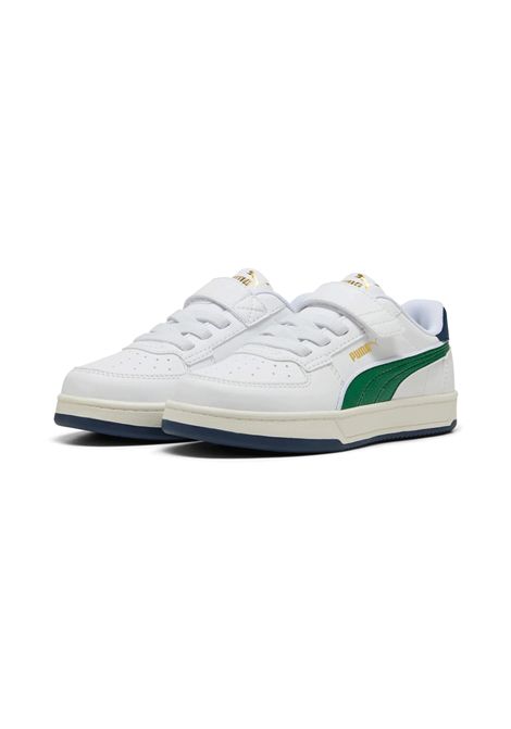 Scarpe Puma Caven 2.0 Retro Bianco Verde Bambini PUMA | Sneakers | 403204-02