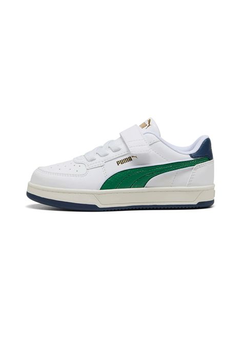 Scarpe Puma Caven 2.0 Retro Bianco Verde Bambini PUMA | Sneakers | 403204-02
