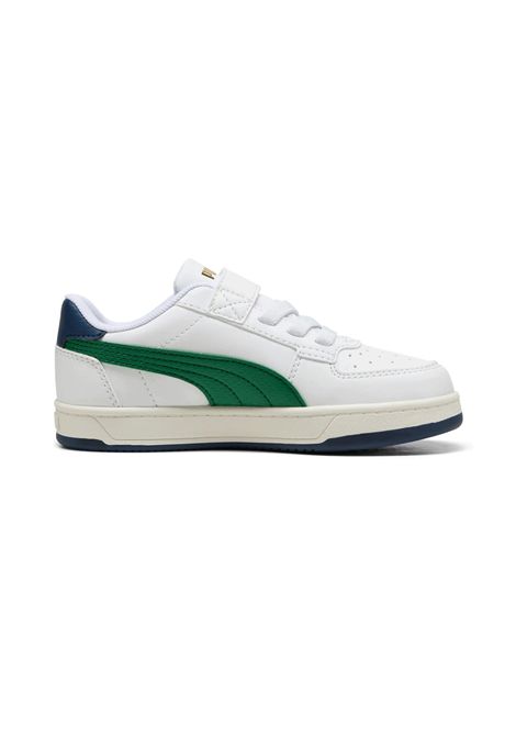 Scarpe Puma Caven 2.0 Retro Bianco Verde Bambini PUMA | Sneakers | 403204-02