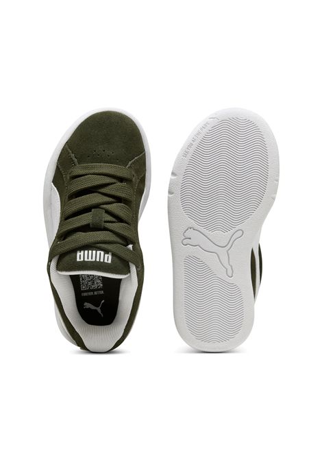 Scarpe Puma Park Lifestyle Easy SD Verde Oliva Bianco Bambini PUMA | Sneakers | 404339-03