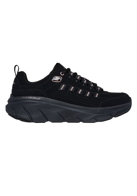 Scarpe Skechers Relaxed Fit D'Lux Walker 2.0 Golden Step Nero Donna SKECHERS | Scarpe Skechers | 150106-BKRG