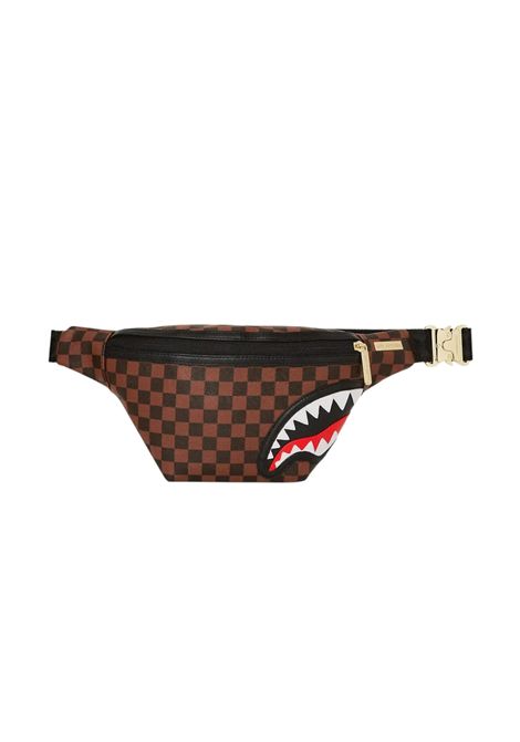 Marsupio Sprayground Sawtooth Sharks In Paris Marrone Unisex SPRAYGROUND | Marsupi | 910B7844NSZ-
