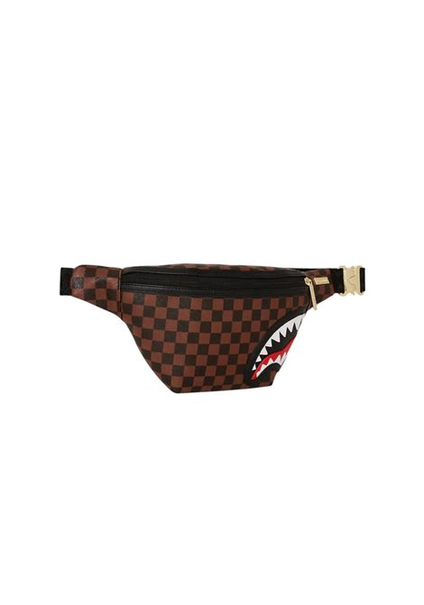 Marsupio Sprayground Sawtooth Sharks In Paris Marrone Unisex SPRAYGROUND | Marsupi | 910B7844NSZ-