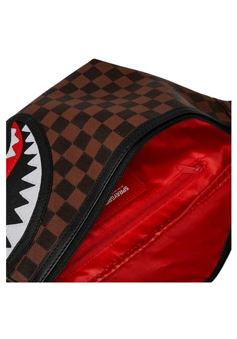 Marsupio Sprayground Sawtooth Sharks In Paris Marrone Unisex SPRAYGROUND | Marsupi | 910B7844NSZ-