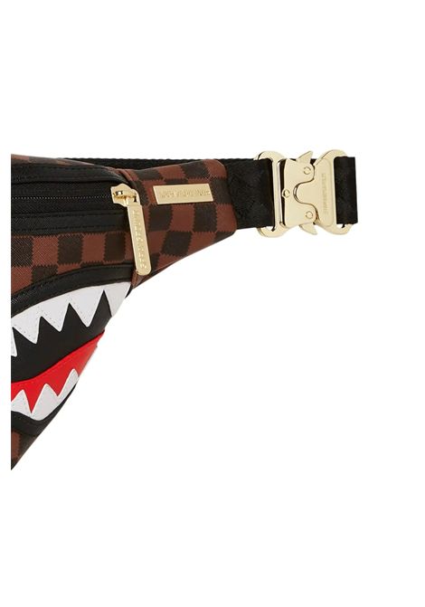 Marsupio Sprayground Sawtooth Sharks In Paris Marrone Unisex SPRAYGROUND | Marsupi | 910B7844NSZ-