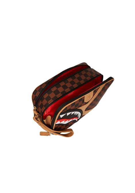 Sprayground Hennyville Toiletry Bag Brown Unisex SPRAYGROUND | Pochette | 910B7993NSZ-