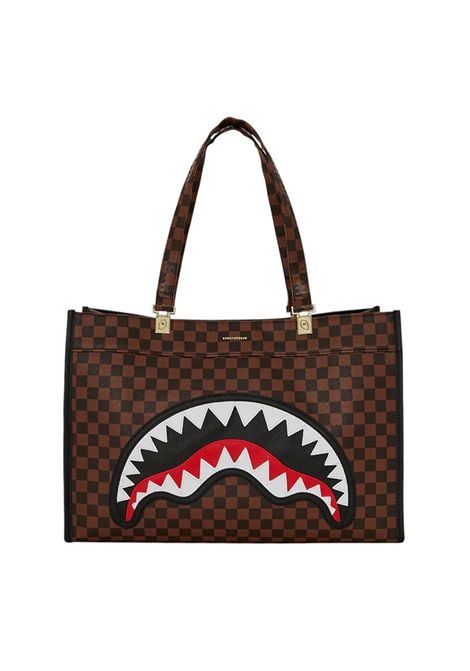 Borsa Sprayground Sawtooth Sharks In Paris Tortuga Tore Marrone Donna SPRAYGROUND | Borse | 910T7842NSZ-