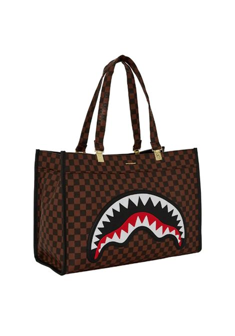 Borsa Sprayground Sawtooth Sharks In Paris Tortuga Tore Marrone Donna SPRAYGROUND | Borse | 910T7842NSZ-