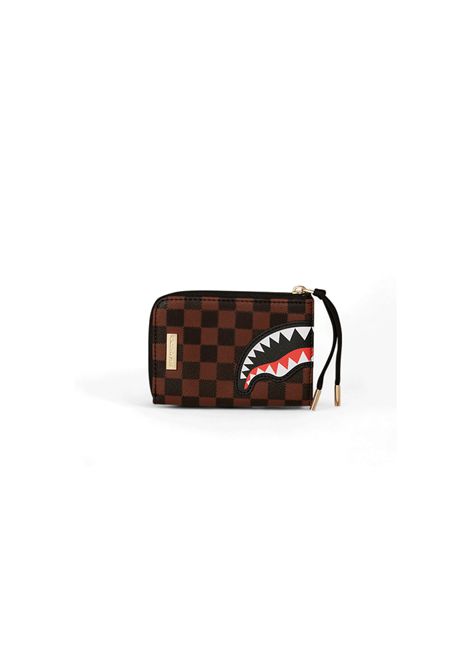 Sprayground Sawtooth Sharks In Paris Wallet Brown Unisex SPRAYGROUND | Wallet | 910W7843NSZ-