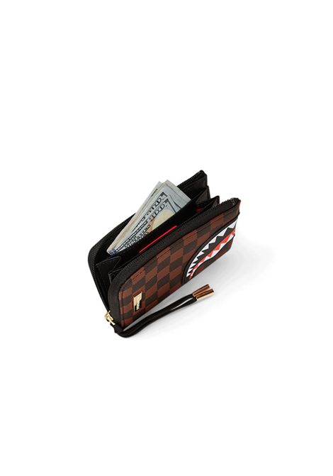 Sprayground Sawtooth Sharks In Paris Wallet Brown Unisex SPRAYGROUND | Wallet | 910W7843NSZ-