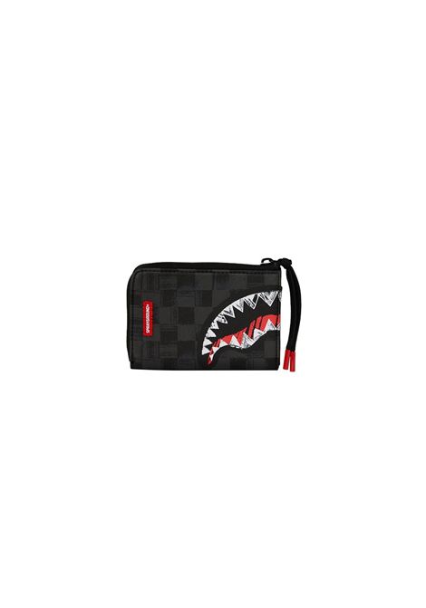 Sprayground Scribble Shark Wallet Black Unisex SPRAYGROUND | Wallet | 910W8230NSZ-