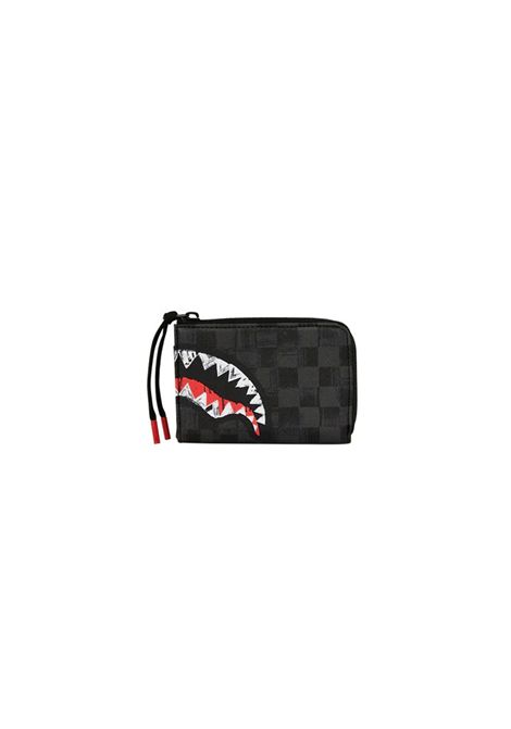 Sprayground Scribble Shark Wallet Black Unisex SPRAYGROUND | Wallet | 910W8230NSZ-