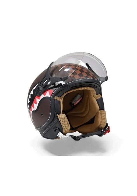 Casco Sprayground Sharks In Paris Helmet Marrone Unisex SPRAYGROUND | Caschi | OP01-BROWN