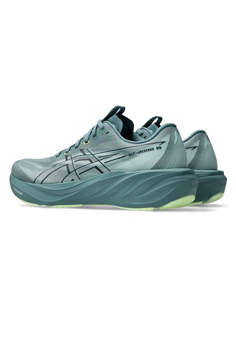Asics GT-2000 15 Running Shoes Foggy Teal Illuminate Yellow Men ASICS | Running Shoes | 1011C235-402