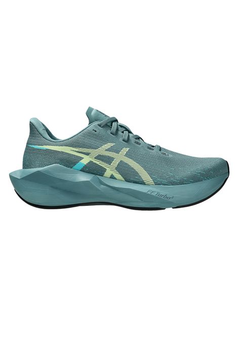 Scarpe Asics Novablast 6 Verde Acqua Giallo Uomo ASICS | Scarpe Running | 1011C243-401