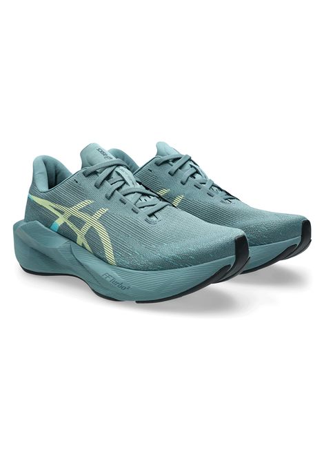 Scarpe Asics Novablast 6 Verde Acqua Giallo Uomo ASICS | Scarpe Running | 1011C243-401