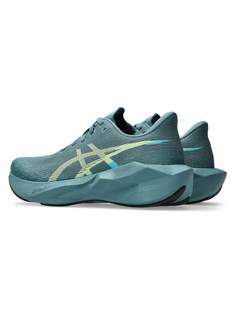 Scarpe Asics Novablast 6 Verde Acqua Giallo Uomo ASICS | Scarpe Running | 1011C243-401
