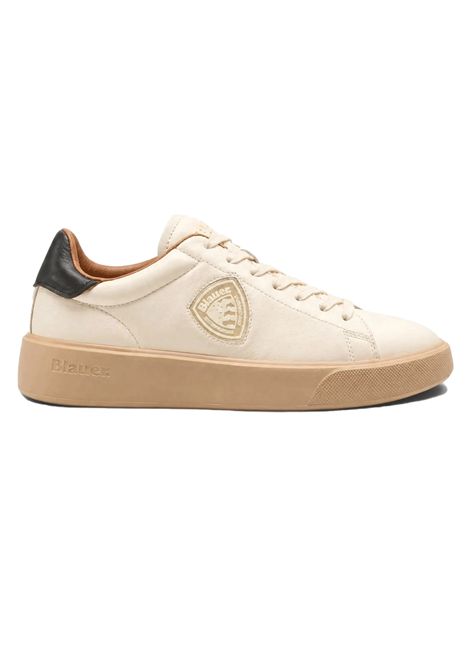 Blauer BUCK14 Shoes Cream Men BLAUER | Sneakers | BUCK14-CRE