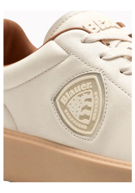 Blauer BUCK14 Shoes Cream Men BLAUER | Sneakers | BUCK14-CRE