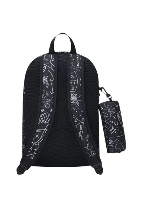 Jordan Jan Air Raid Backpack with Pencil Case Black White Unisex JORDAN | Backpacks | 9A9250-F66