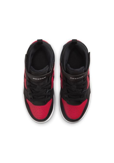 Scarpe Jordan Court Connect Mid Nero Rosso Bambini JORDAN | Sneakers | IQ7700-006
