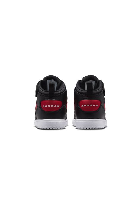 Scarpe Jordan Court Connect Mid Nero Rosso Bambini JORDAN | Sneakers | IQ7700-006